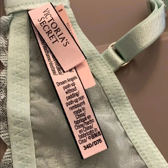 Victoria’s Secret Dream Angel Push Up Bra Sequin Straps NWT - Picture 7 of 11